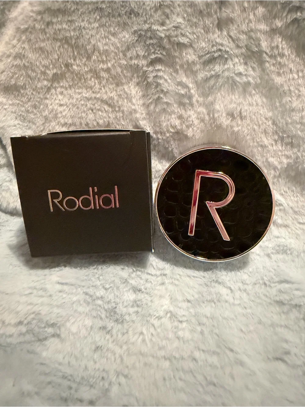 Rodial Black Compact with Rose Logo
